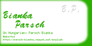 bianka parsch business card